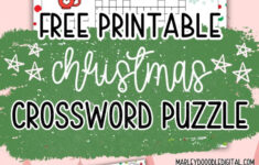 Holiday Crossword For Kids: Free Printable With Answer Key intended for Christmas Party Crossword Puzzle
