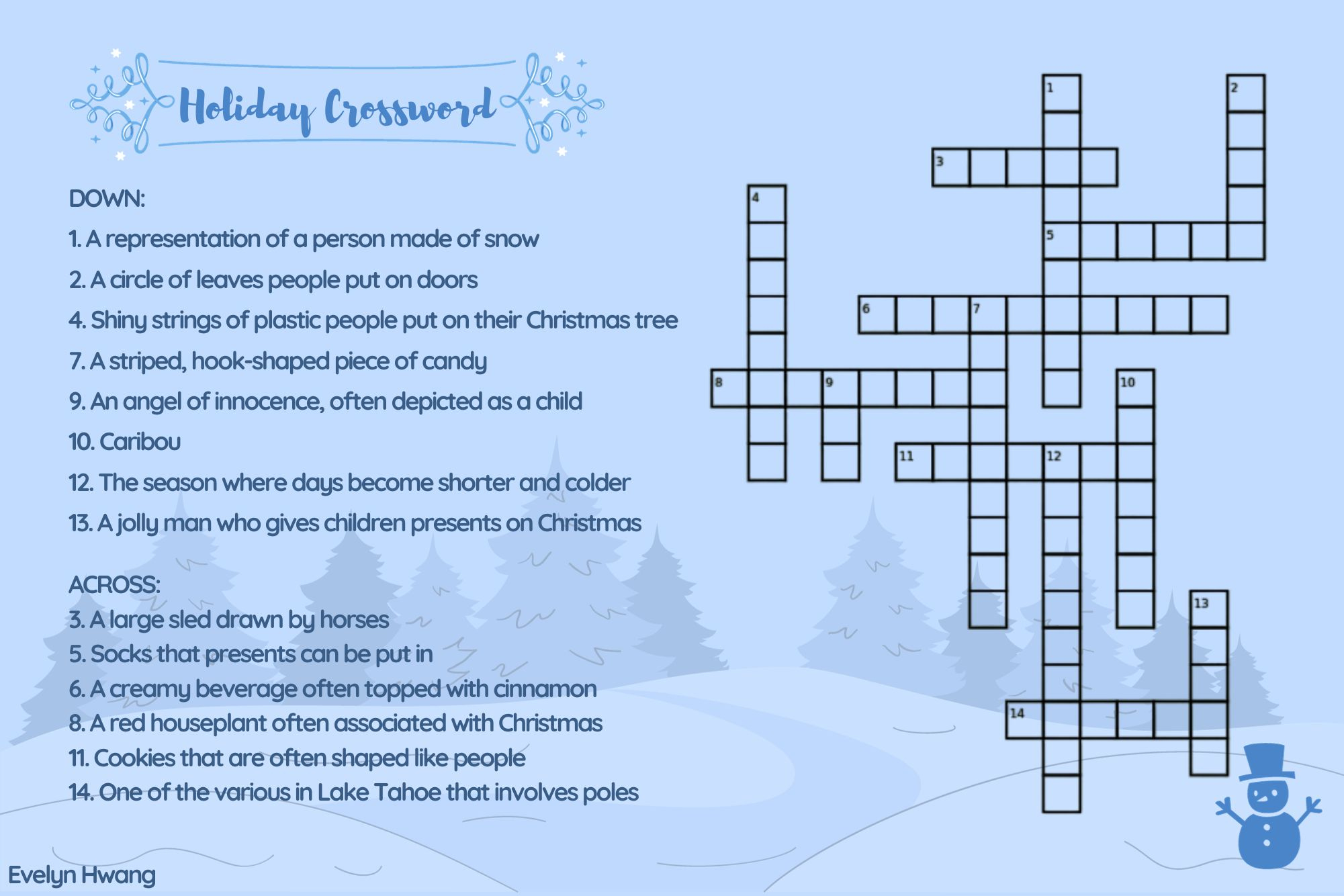 holiday crossword puzzle sword shield inside what people put on their christmas tree crossword Holiday Crossword Puzzle – Sword & Shield inside What People Put on Their Christmas Tree Crossword