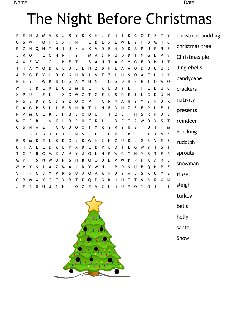 holiday crossword puzzle wordmint pertaining to night before christmas crossword Holiday Crossword Puzzle - Wordmint pertaining to Night Before Christmas Crossword