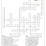 Holiday Foods Crossword In Popular Christmas Desserts Crossword