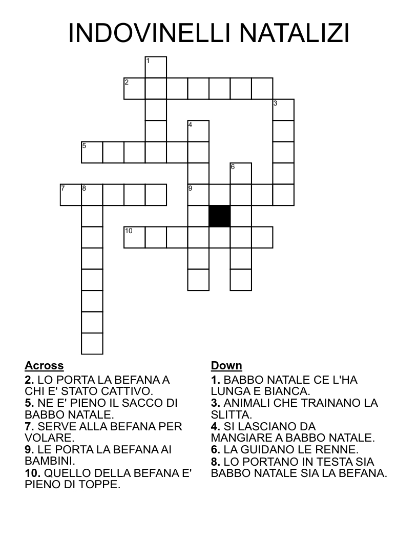indovinelli natalizi crossword wordmint throughout venetian christmas crossword clue Indovinelli Natalizi Crossword - Wordmint throughout Venetian Christmas Crossword Clue