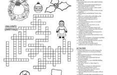 Jack Frost'S Crossword • Beeloo Printable Crafts And Activities pertaining to Used to Decorate a Christmas Tree Crossword