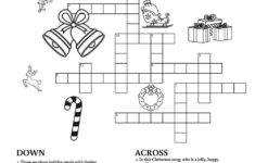 Jolly Crossword • Beeloo Printable Crafts And Activities For Kids in Traditional Christmas Drink Crossword
