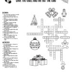 Jolly Crossword • Beeloo Printable Crafts And Activities For Kids Inside Felt In The Christmas Spirit Crossword Clue