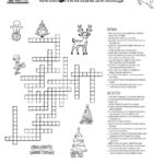 Jolly Crossword • Beeloo Printable Crafts And Activities For Kids Inside Spot For Christmas Lights Crossword Clue