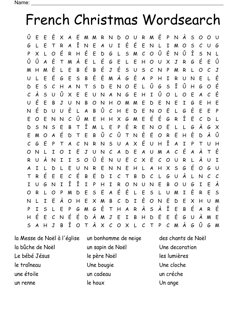 joyeux noel mots caches word search wordmint with regard to christmas in france crossword Joyeux Noel Mots Caches Word Search - Wordmint with regard to Christmas in France Crossword