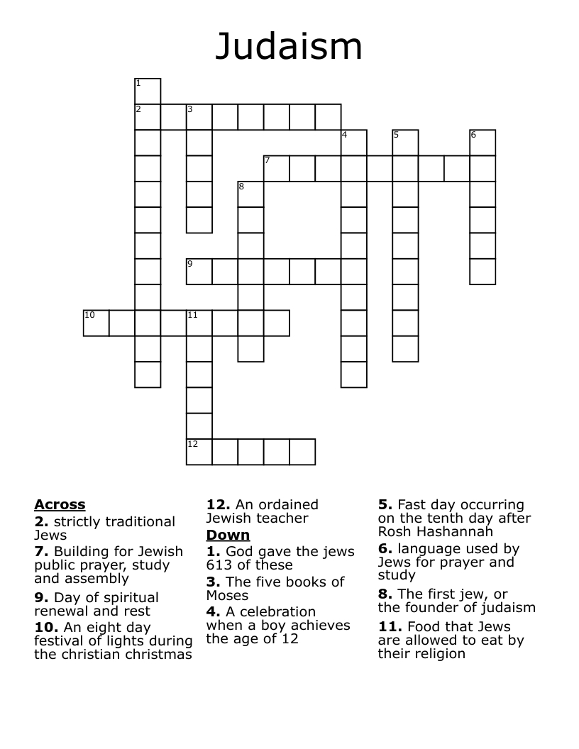 judaism crossword wordmint with regard to christmas eve cuisine for jews crossword Judaism Crossword - Wordmint with regard to Christmas Eve Cuisine For Jews Crossword