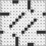 L.a.times Crossword Corner: Saturday, August 10, 2024, Rich Feely Within Russells The Christmas Chronicles 2 Costar Crossword
