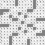 La Times Crossword 11 May 23, Thursday   Laxcrossword For Christmas Baubles Often Nyt Crossword Clue