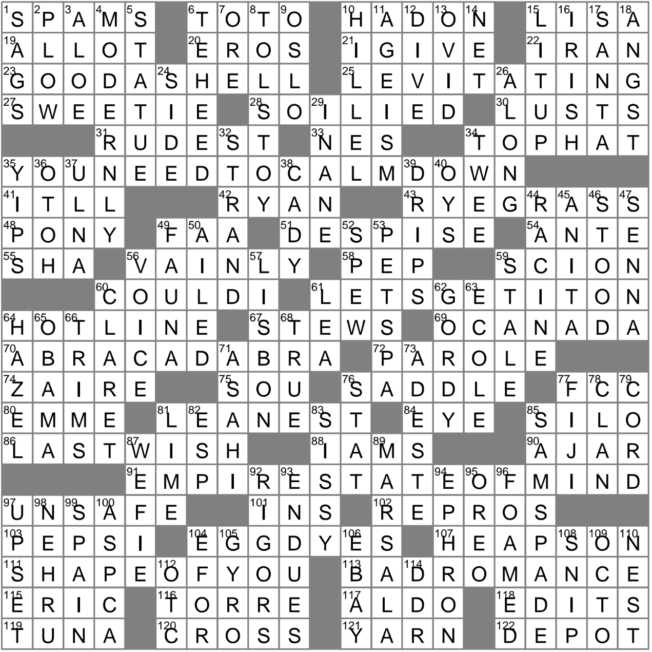 la times crossword 22 jan 23 sunday laxcrossword inside instrument heard in many a christmas hymn crossword clue La Times Crossword 22 Jan 23, Sunday - Laxcrossword inside Instrument Heard In Many A Christmas Hymn Crossword Clue