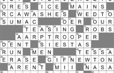 La Times Crossword 22 Mar 24, Friday – Laxcrossword throughout Christmas Song Trio Crossword