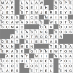 La Times Crossword 22 Mar 24, Friday   Laxcrossword Within Christmas Song Trio Crossword Clue