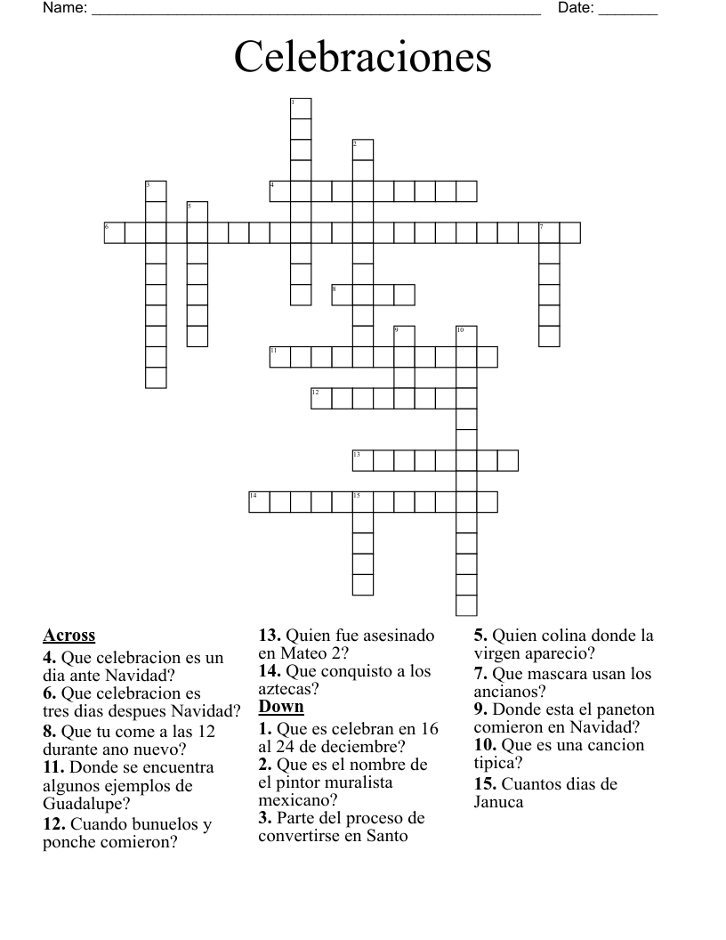 las posadas word search wordmint with regard to posadas christmas tradition crossword Las Posadas Word Search - Wordmint with regard to Posadas Christmas Tradition Crossword