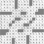 Many Christmas Trees Crossword Clue Archives   Laxcrossword In Some Christmas Trees Nyt Crossword