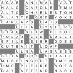 Mellow Crossword Clue Archives   Laxcrossword Pertaining To Christmas Pageant Headwear Crossword