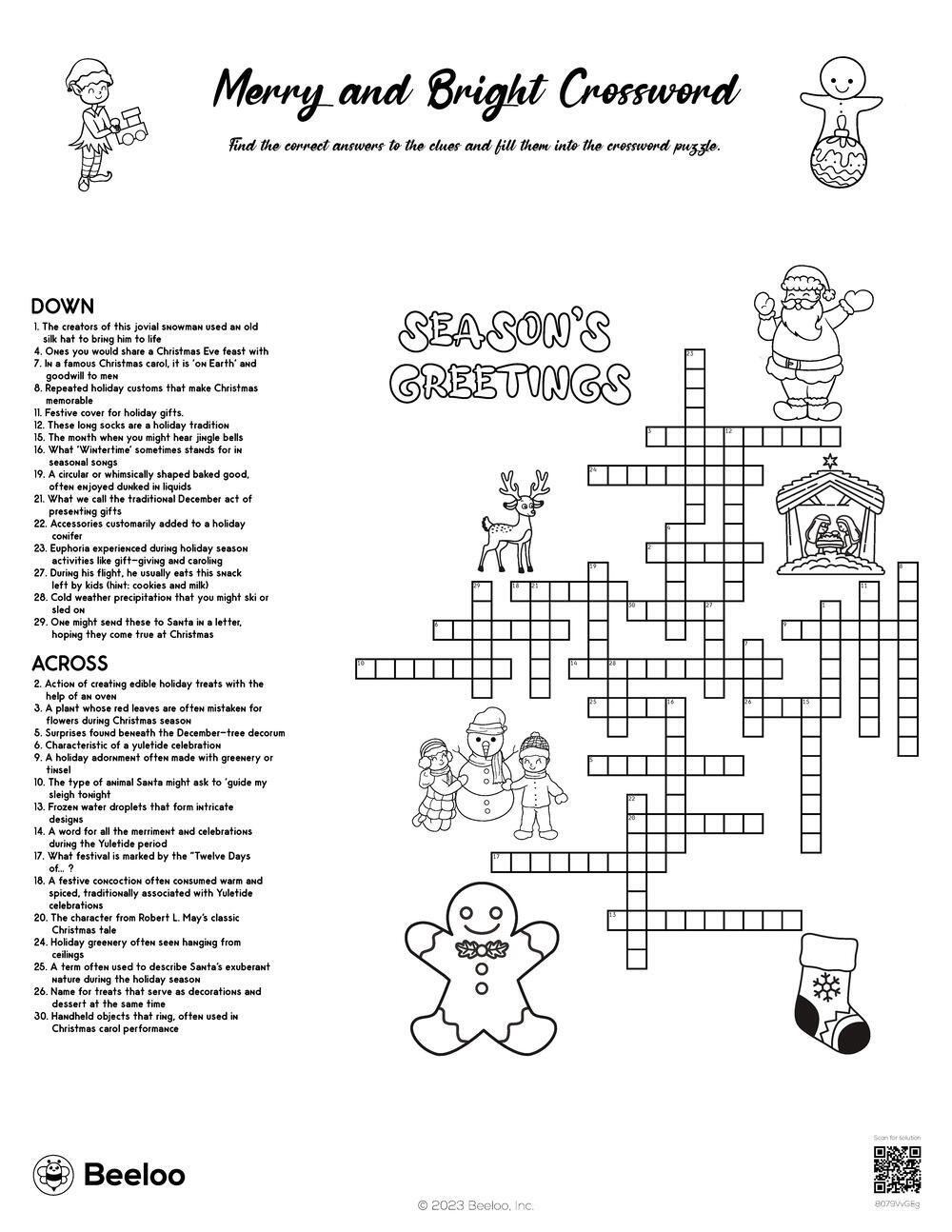 merry and bright crossword beeloo printable crafts and pertaining to a christmas carol name crossword Merry And Bright Crossword • Beeloo Printable Crafts And pertaining to A Christmas Carol Name Crossword