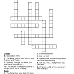 Merry Christmas!! And A Happy New Year!! Crossword   Wordmint Intended For Christmas Crossword For Middle School