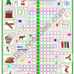 Merry Christmas :Crossword   Esl Worksheetspied D Aignel Intended For Merry Christmas Crossword Answers