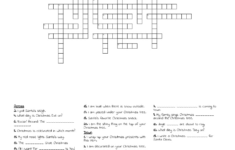 Merry Christmas Crossword Puzzle – Wordmint for Christmas Crossword With Answer Key