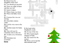 Merry Christmas Crossword - Wordmint pertaining to Merry Christmas Crossword Answers