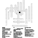 Merry Christmas! Crossword   Wordmint With Merry Christmas Crossword Puzzle Answers