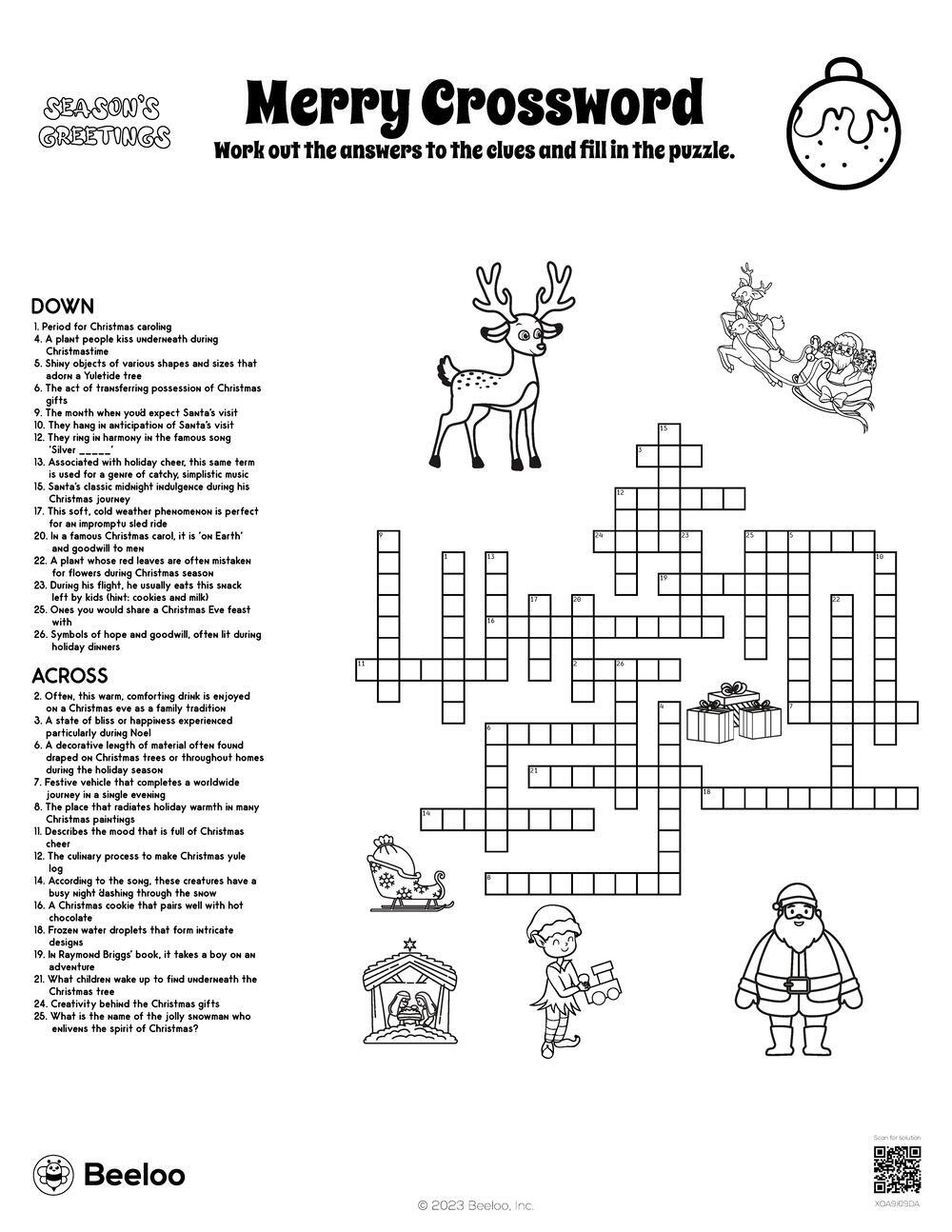 merry crossword beeloo printable crafts and activities for kids within plant in many christmas song crossword Merry Crossword • Beeloo Printable Crafts And Activities For Kids within Plant in Many Christmas Song Crossword