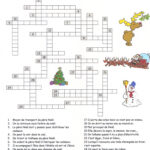 Mots Croises De Noel (Christmas Crossword Puzzle) | 24/7 In France Within Christmas In Paris Crossword