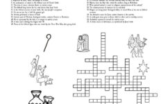 Nativity Crossword Puzzle • Beeloo Printable Crafts And Activities in Christian Christmas Crossword Printable