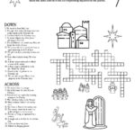 Nativity Crossword Puzzle • Beeloo Printable Crafts And Activities Intended For Traditional Christmas Sentiment Crossword