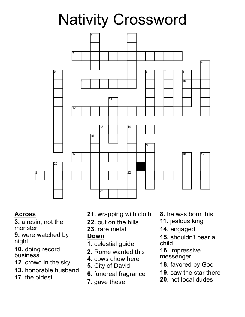 nativity crossword wordmint within christmas nativity crossword puzzle Nativity Crossword - Wordmint within Christmas Nativity Crossword Puzzle