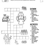 Nativity Themed Crossword Puzzles • Beeloo Printable Crafts And For Christmas Themed Crossword Puzzle Printable