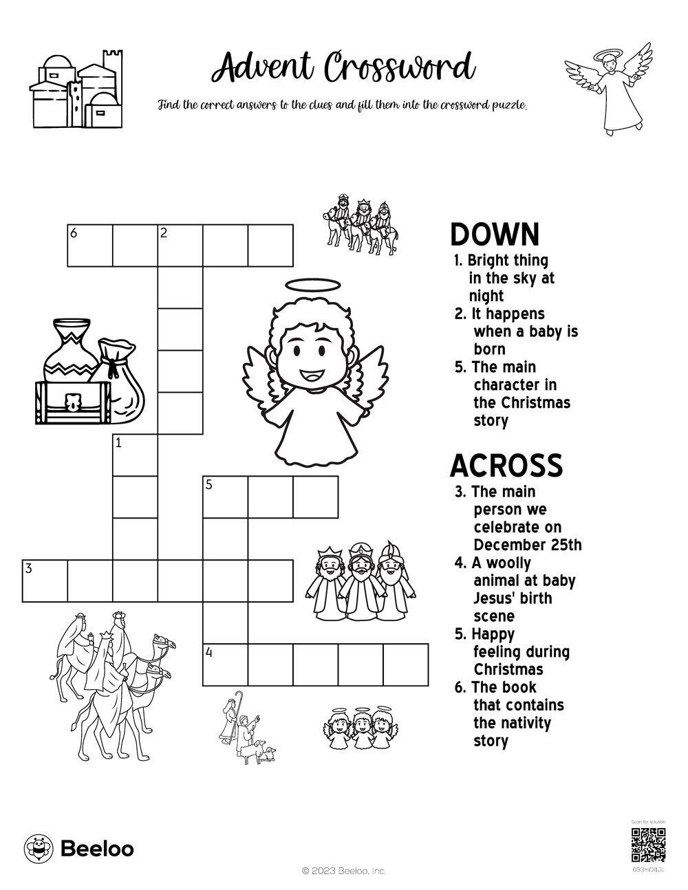 nativity themed crossword puzzles beeloo printable crafts and inside christmas nativity display crossword Nativity-Themed Crossword Puzzles • Beeloo Printable Crafts And inside Christmas Nativity Display Crossword