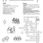 Nativity Themed Crossword Puzzles • Beeloo Printable Crafts And Regarding The Christmas Story Crossword Puzzle