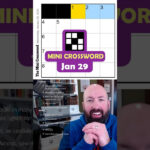 Nyt Mini Crossword   Jan 29   Youtube In Type Of Bulb In Christmas Lights Nyt Crossword