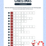 Page 9   Free, Editable Christmas Worksheet Templates | Canva Throughout Masked Mimes Associated With Christmas Crossword