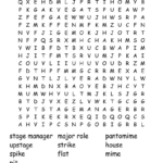 Pantomime And Mime Word Search   Wordmint Throughout Masked Mimes Associated With Christmas Crossword Clue