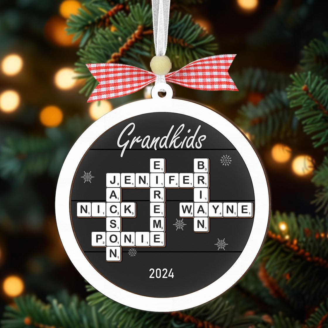 personalized grandparents christmas ornament scrabble christmas inside like many christmas ornaments crossword Personalized Grandparents Christmas Ornament, Scrabble Christmas inside Like Many Christmas Ornaments Crossword