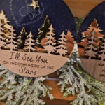 Personalized Memorial Ornament, Remembrance Ornament, Sympathy Ornament,  Sympathy Gift, Memorial Ornament, The Sky Looks Different Ornament With Regard To Not The Brightest Bulb On The Christmas Tree Crossword