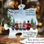 Personalized Wooden Puzzle Ornament   Etsy Intended For Carved Figurine Popular Around Christmas Crossword