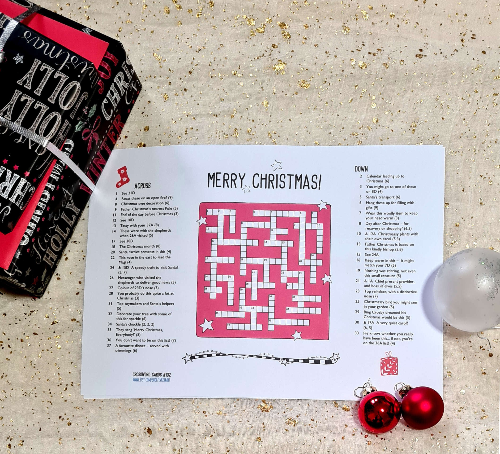 printable christmas crossword puzzle holiday brain teaser pdf in christmas toymaker crossword clue Printable Christmas Crossword Puzzle: Holiday Brain Teaser (Pdf in Christmas Toymaker Crossword Clue