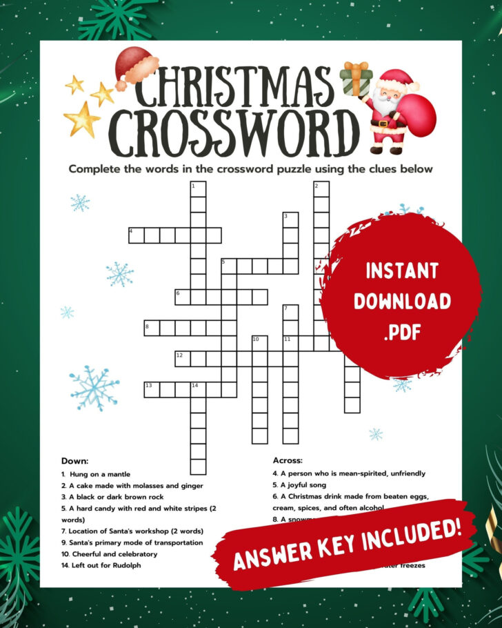 Christmas in Italy Crossword Clue