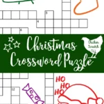 Printable Christmas Crossword Puzzle With Key With Christmas Hanging Crossword Clue