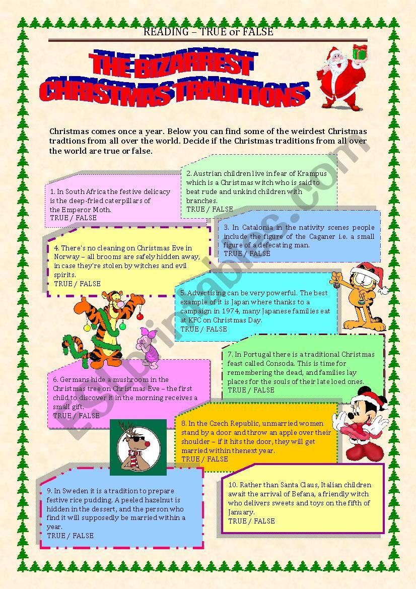 reading true or false christmas traditions with key esl in hiding the christmas tradition in norway crossword Reading - True Or False - Christmas Traditions With Key - Esl in Hiding the Christmas Tradition in Norway Crossword