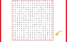 Religious Christmas Word Search in Catholic Christmas Crossword Puzzle To Print