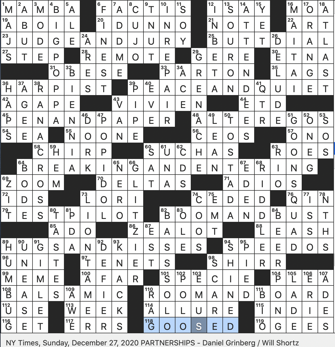rex parker does the nyt crossword puzzle first dynasty of in orange stutter at christmas crossword clue Rex Parker Does The Nyt Crossword Puzzle: First Dynasty Of in Orange Stutter at Christmas Crossword Clue