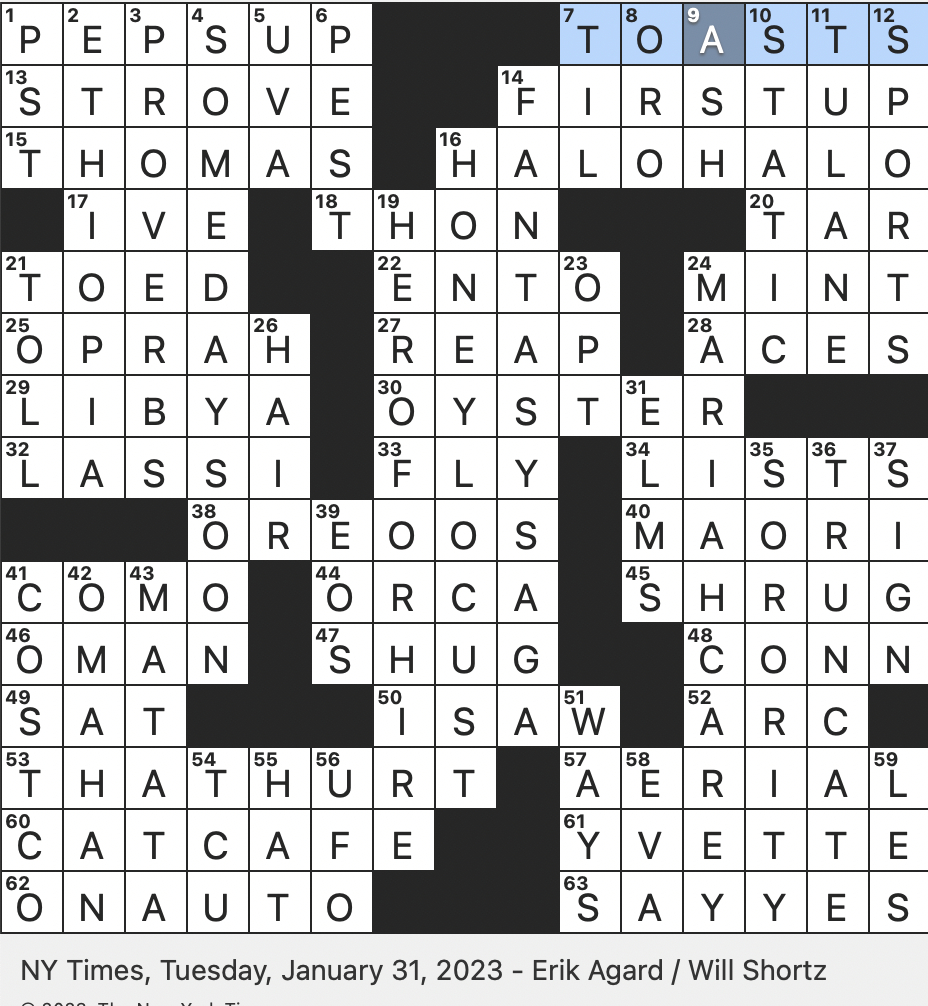Rex Parker Does The Nyt Crossword Puzzle: January 2023 regarding Christmas Entrees Nyt Crossword