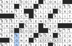 Rex Parker Does The Nyt Crossword Puzzle: Swiss Alp Next To Lake with regard to Bach'S Christmas Crossword
