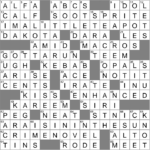 Rhyming Song That'S Acted Out Crossword Clue Archives Pertaining To The Christmas Song Composer Crossword Clue