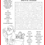 Santa Claus Word Search Throughout Father Christmas Nyt Crossword