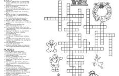 Santa'S Crossword Puzzle • Beeloo Printable Crafts And Activities pertaining to Plant In Many Christmas Song Crossword